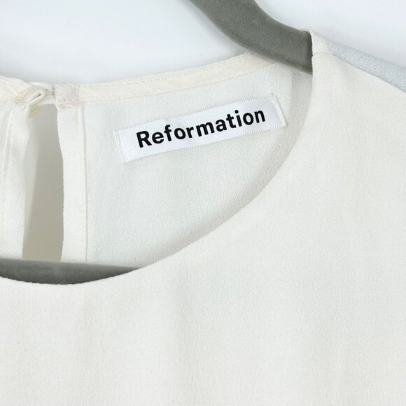 NWT Reformation Tory Cutout Bridal Maxi Dress - Picture 6 of 10